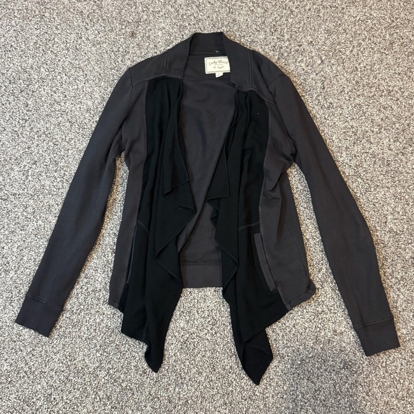 Lucky Brand Black and Gray Women's Blazer - Picture 2 of 7